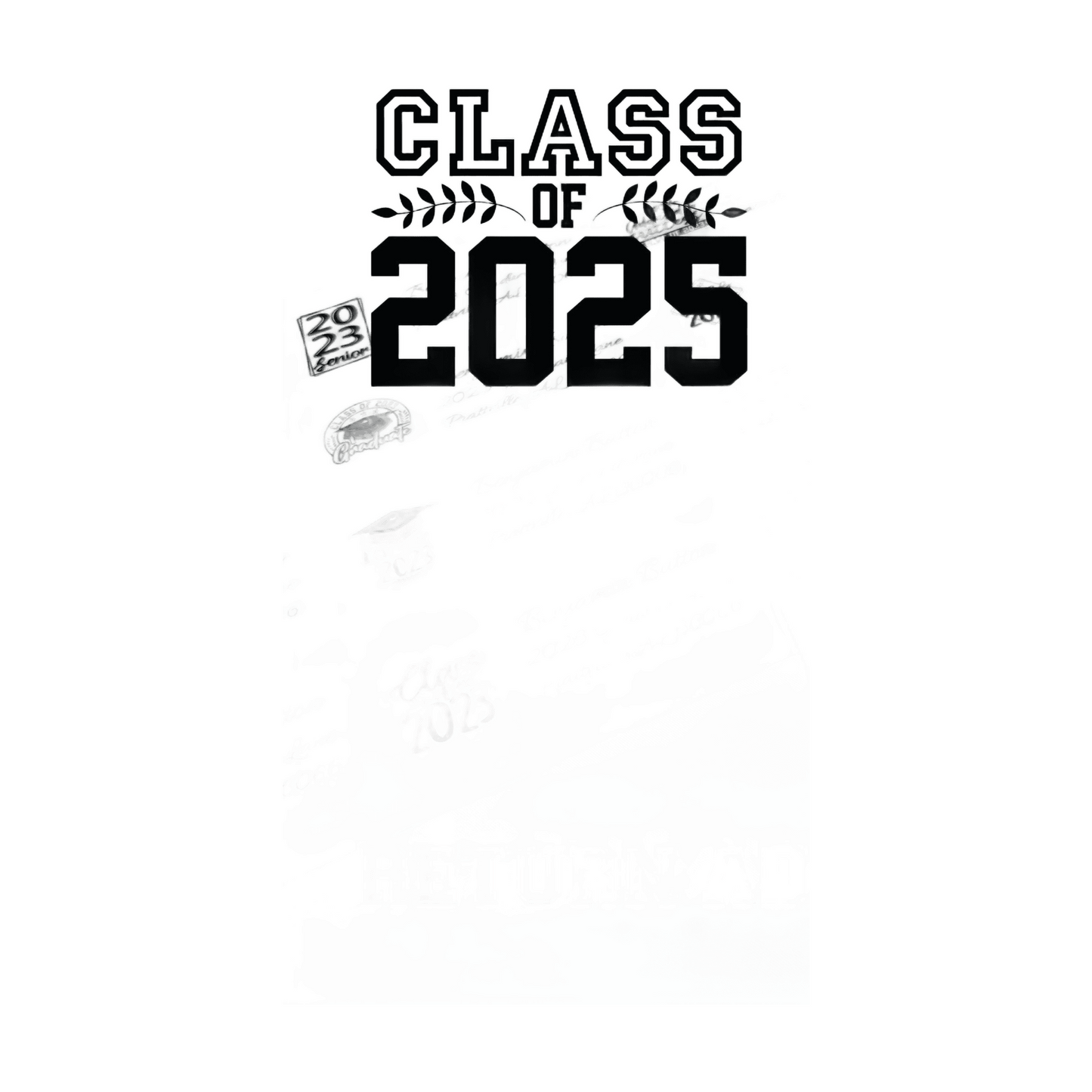 Graduation Return Address Labels - 2025 Graduation Stickers - Clear Personalized Return Address Labels!