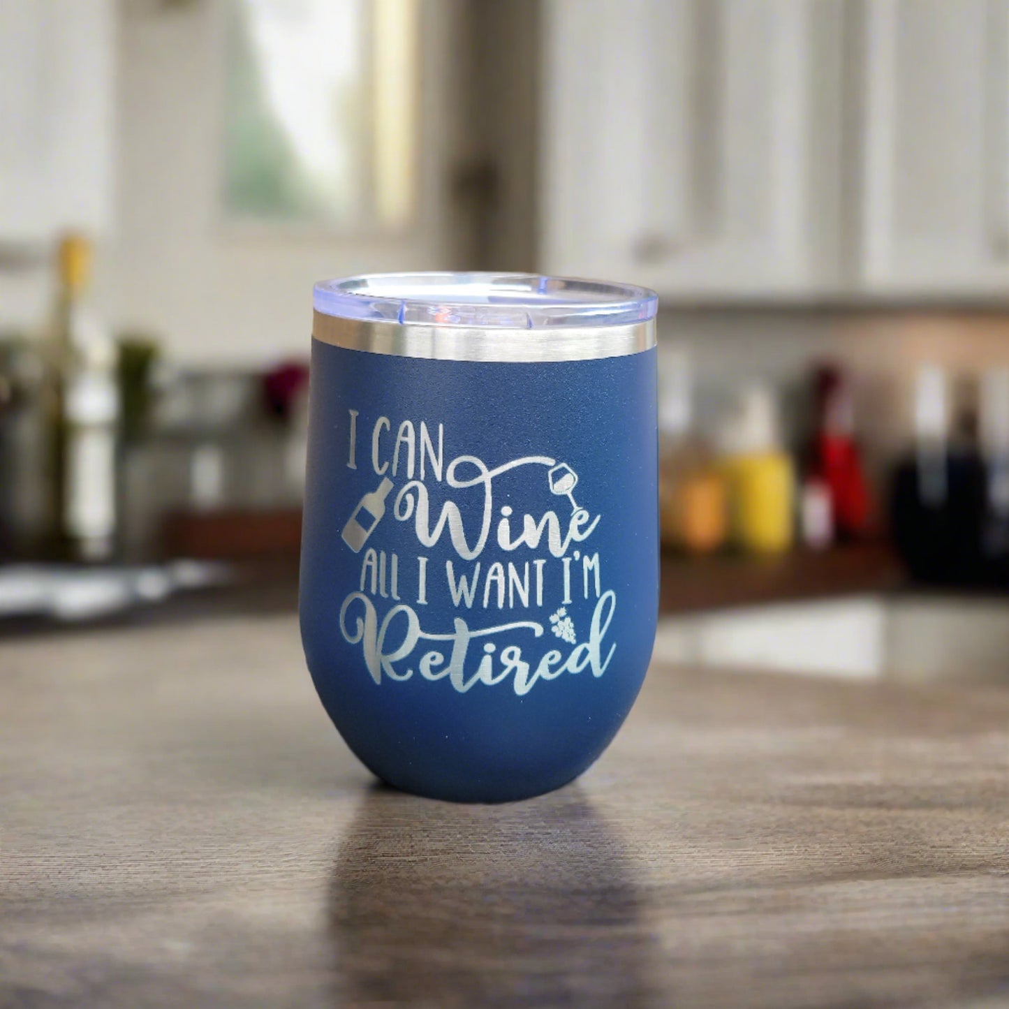 retirement wine tumbler, gift for retirement, wine lover gift, retired wine lover gift, retiree gift, for her
