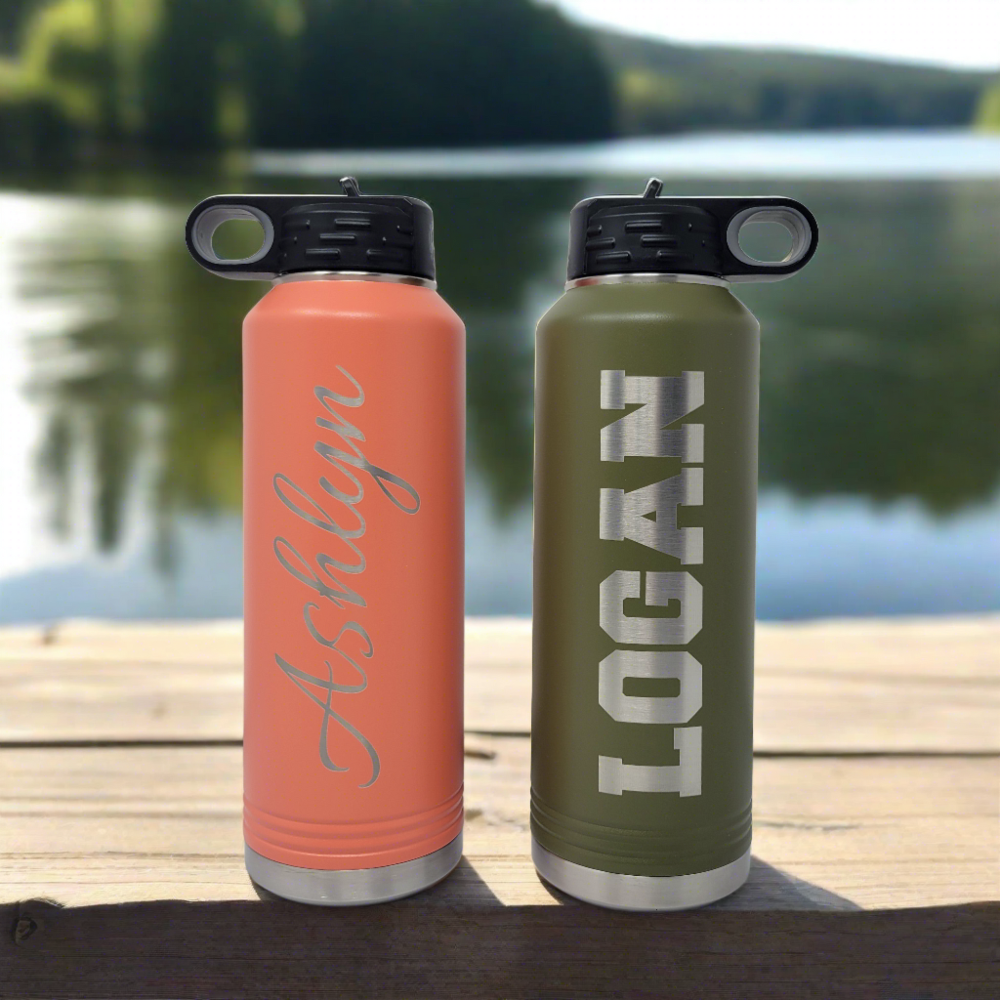 Personalized water bottle, name water bottle gift, gift for bridesmaid, gift for groomsman, gift for bride