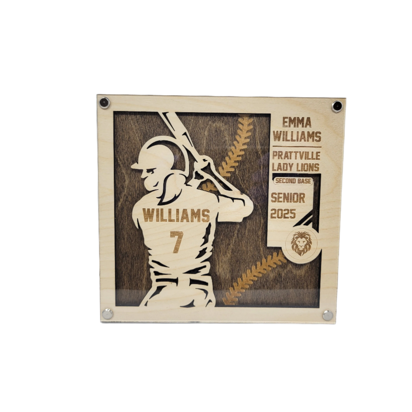 Softball Player Gift, Senior Night Gift for Softball Player, Softball Recognition Award for Softball Player, Softball Team Gifts, Gifts for Softball Team, Softball Trophy, Softball Plaque, Softball Player Decor,