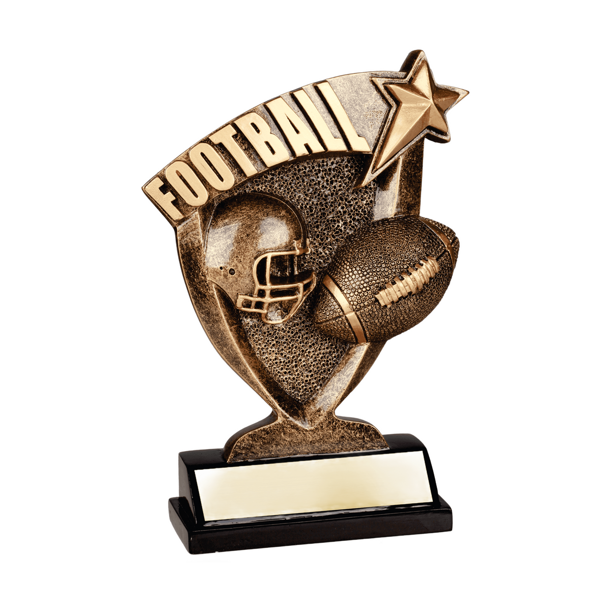 Personalized Football Trophy - Custom Engraved Award for MVPs