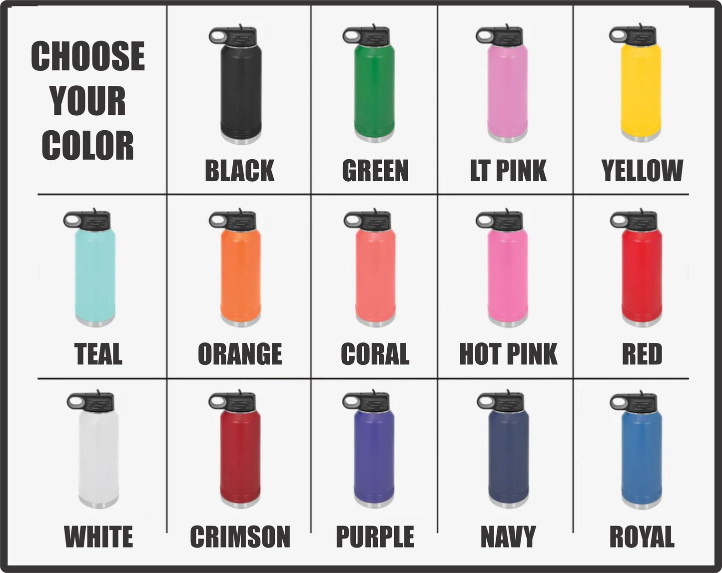 Personalized water bottle, name water bottle gift, gift for bridesmaid, gift for groomsman, gift for bride