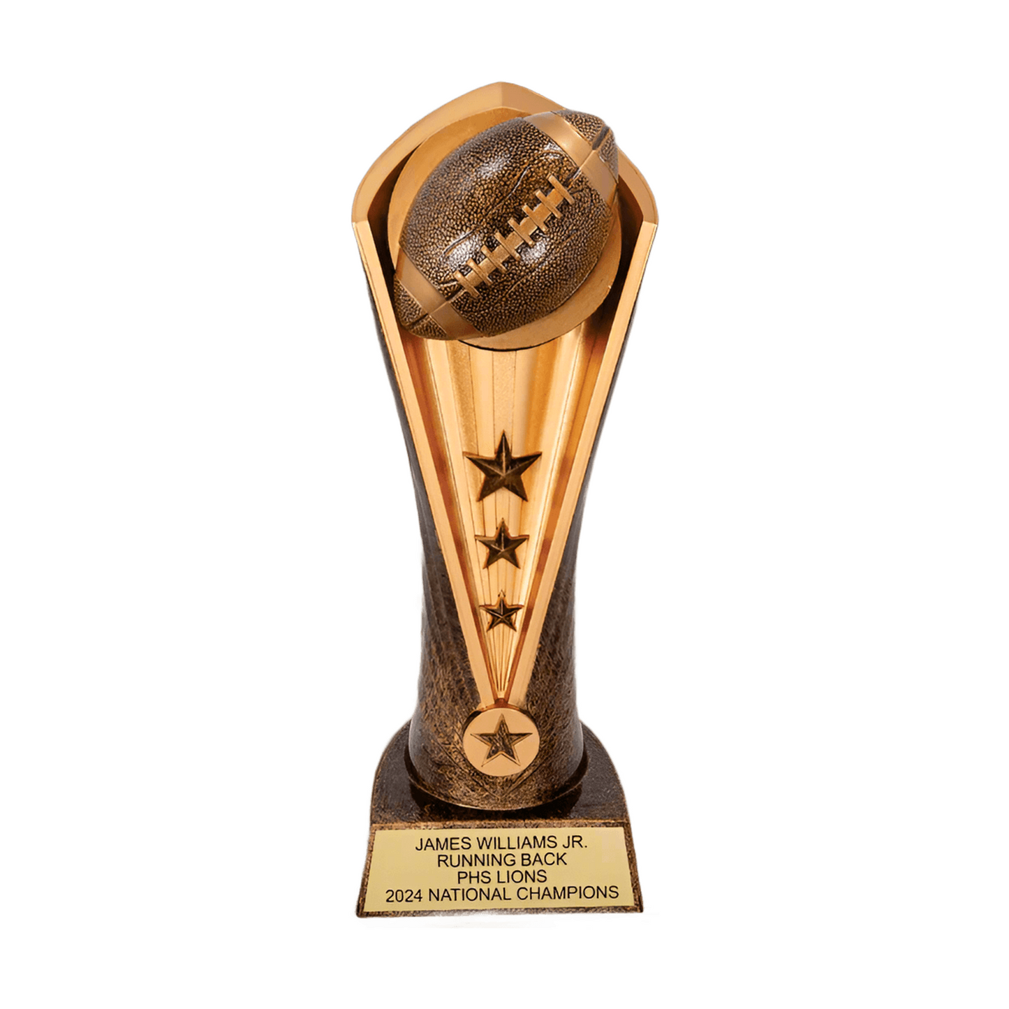 Personalized Football Cobra Award, Trophy for Football Teams, Players and Coaches