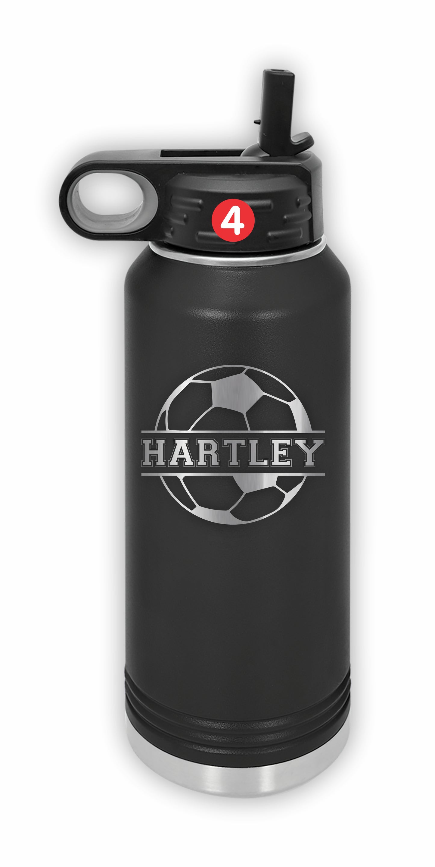 Personalized Soccer Water Bottles, Custom Water Bottles for Soccer Teams, Soccer Coach Bottles, Soccer Player Gift,