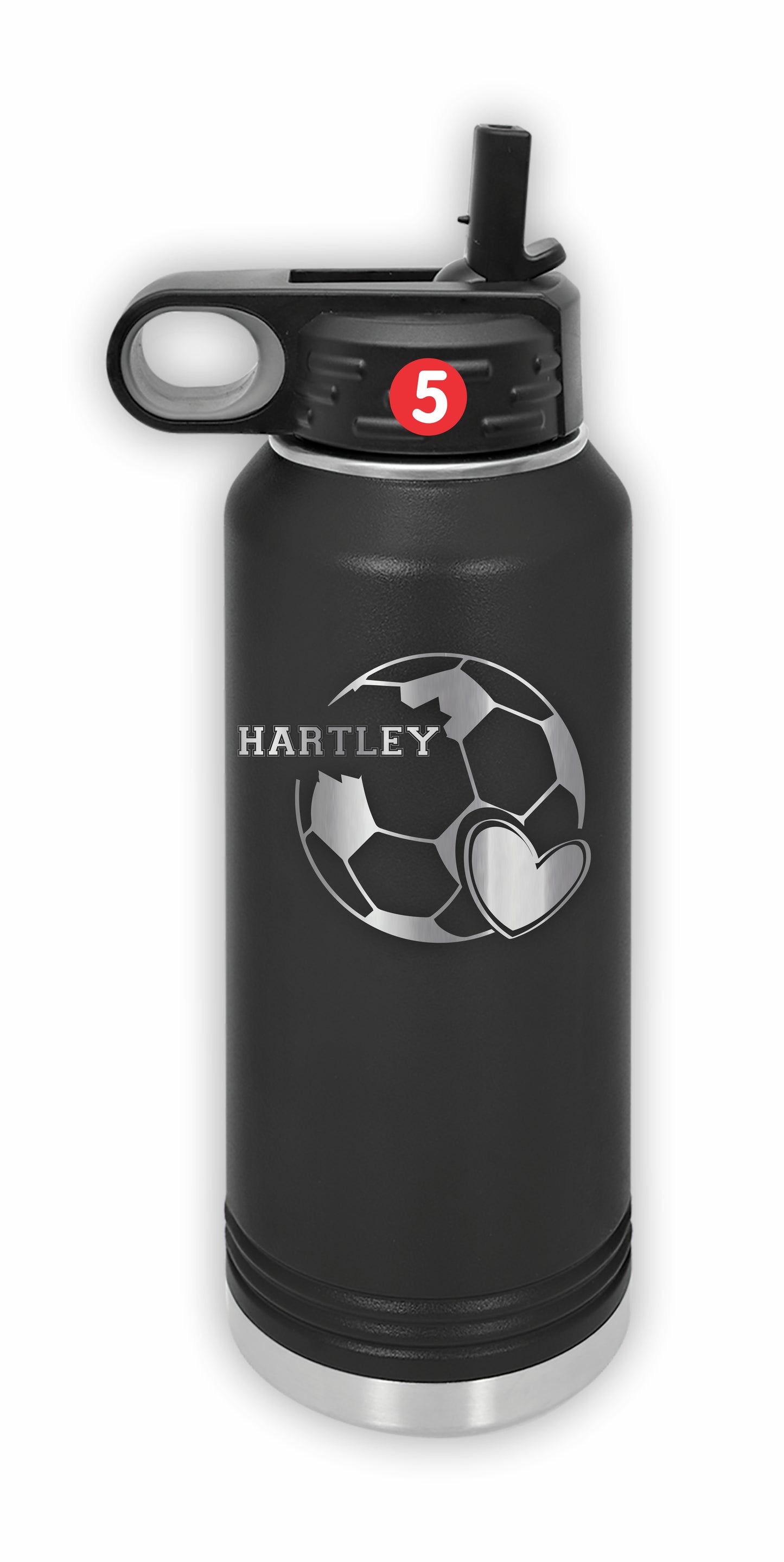 Personalized Soccer Water Bottles, Custom Water Bottles for Soccer Teams, Soccer Coach Bottles, Soccer Player Gift,