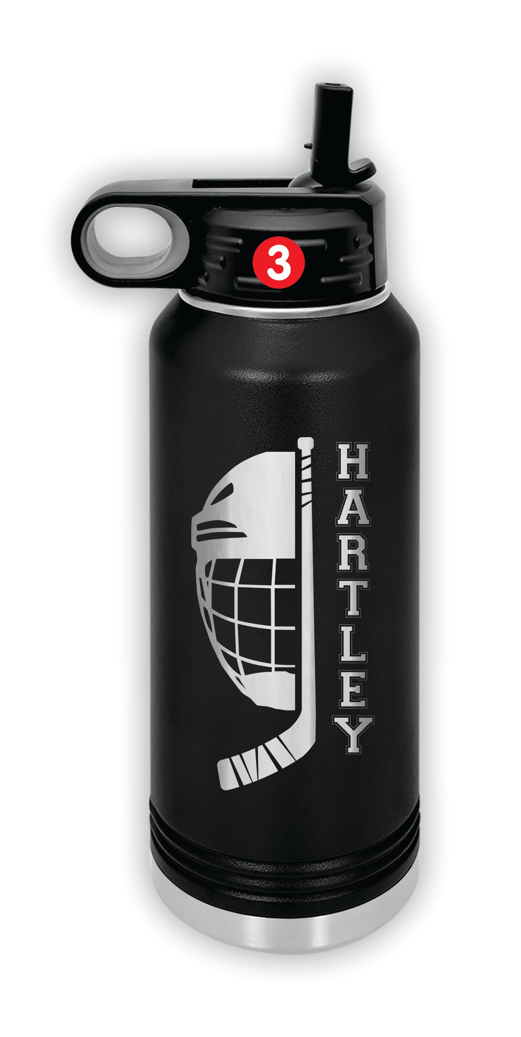 Hockey Team Water Bottles, Logo Bottles for Hockey Teams, Hockey Player Bottle, Bottles for Hockey Teams, Sports bottle for hockey, Personalized Hockey Water Bottles
