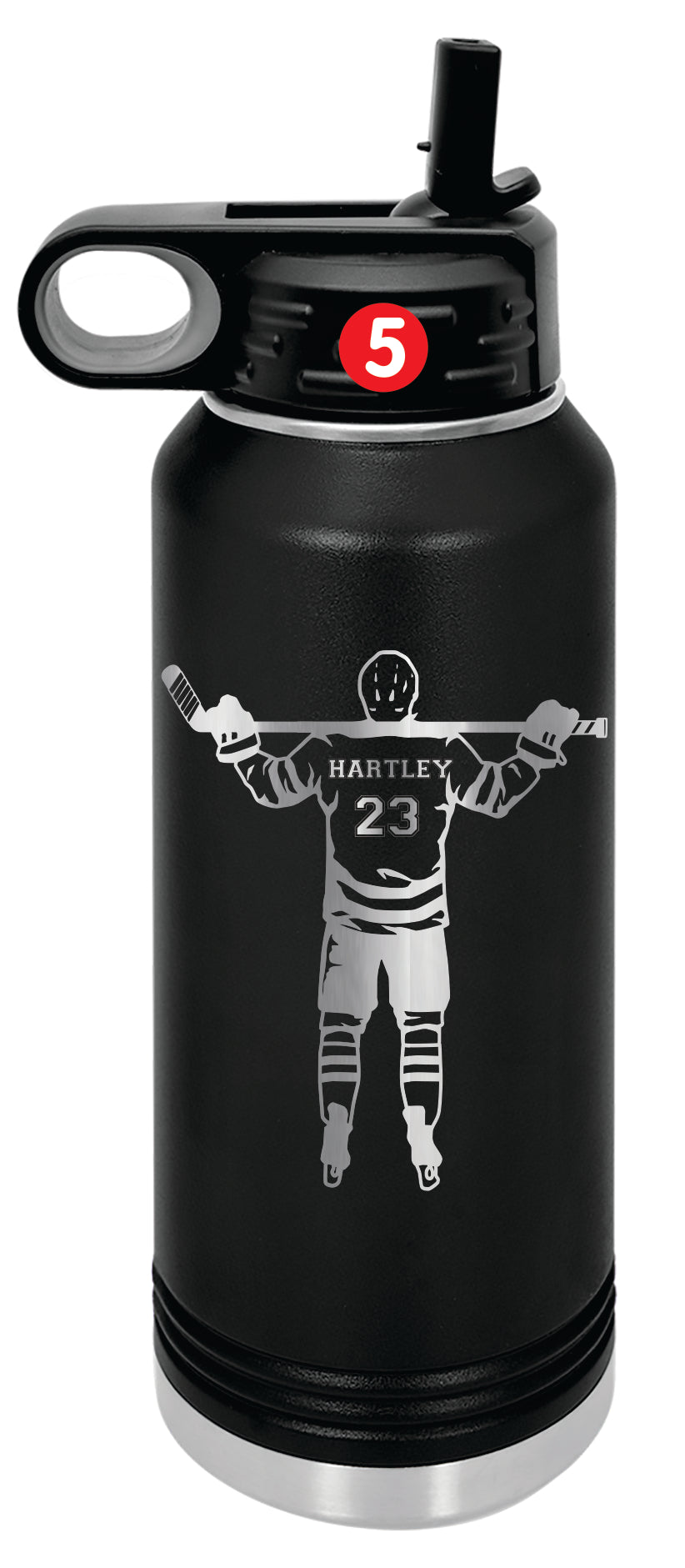 Hockey Team Water Bottles, Logo Bottles for Hockey Teams, Hockey Player Bottle, Bottles for Hockey Teams, Sports bottle for hockey, Personalized Hockey Water Bottles