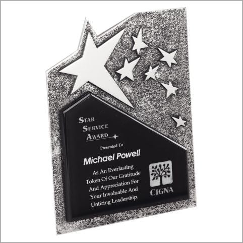 Manufacturer reference photo of the Corporate award blank in resin before custom engraving — featuring Bulk employee achievement awards for businesses, a popular choice for Corporate event planners for Employee appreciation events
