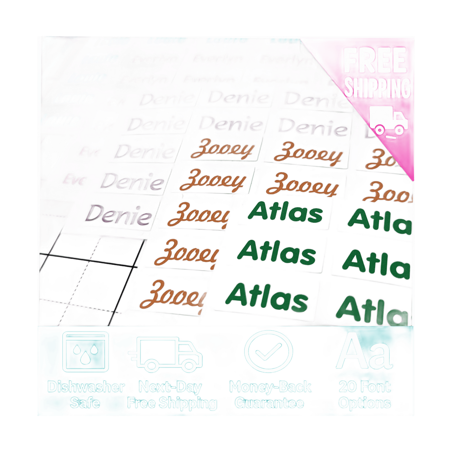 Personalized Back to School Name Labels, Waterproof Name Stickers, Customized Labels for School!