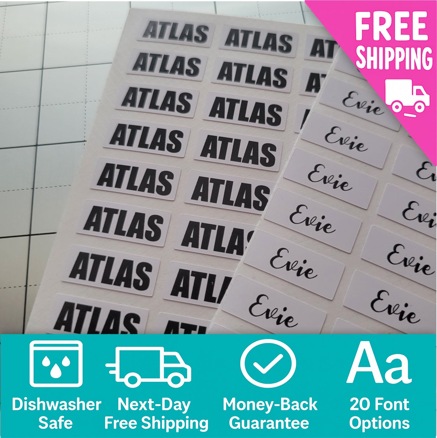 Personalized School Supply Labels for Back to School | Personalized Name Supply Labels
