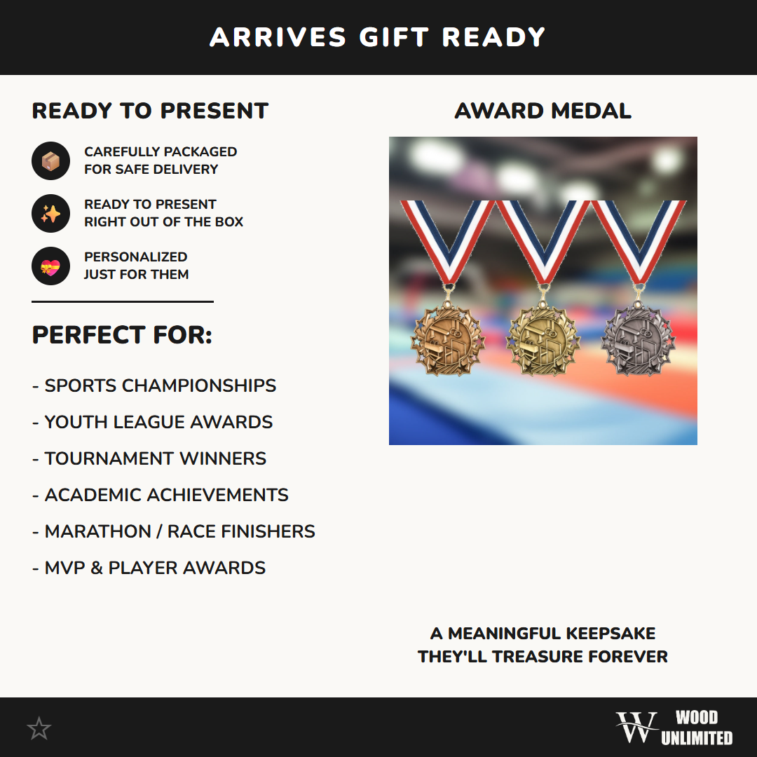 Personalized Gymnastics Team Medals, Gymnast Medallions with Neck Ribbon, Gymnast Awards for Players and Coaches