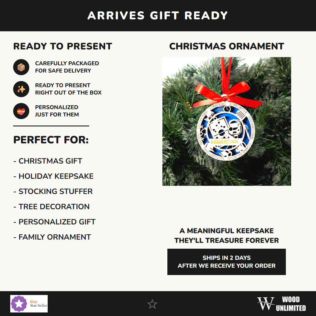 Personalized Coach Christmas Ornament – Gift for Coach, Trainer, Sports Coach Holiday Ornament, Team Manager, Athletic Dir...