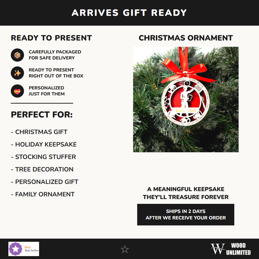 Personalized Coach Christmas Ornament – Gift for Male Coach or Trainer, Mentor, Athletic Director or Team Manager Gift - I...