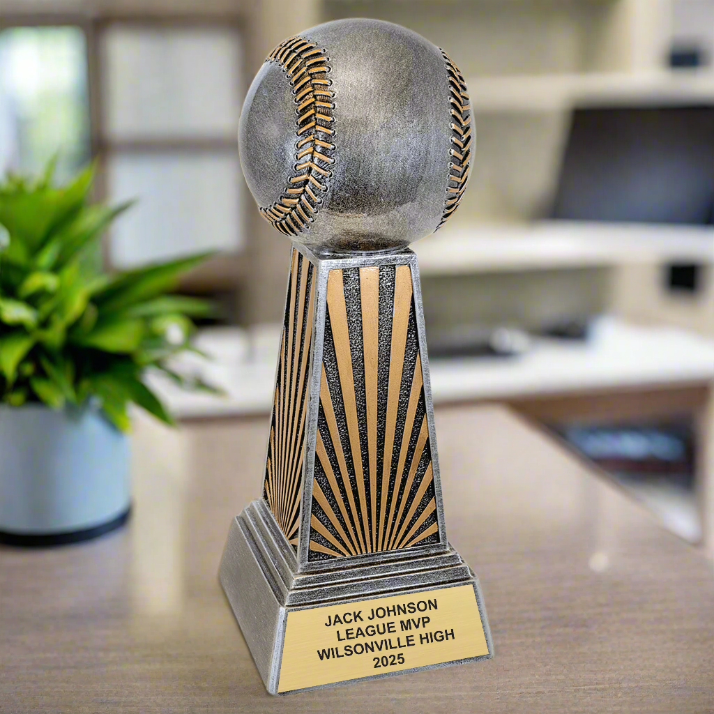 Personalized Baseball Award, Baseball Trophy, Custom Baseball or Softball Imperial Resin Award for Baseball Teams and Players