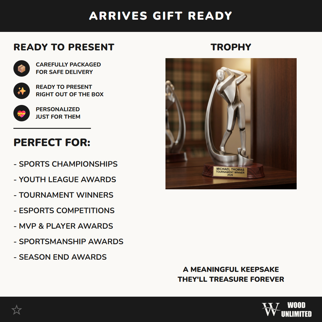 Personalized | Golf Award | Custom Engraved | Golf Trophy | Personalized Golf Award | Engraved Trophy | Tournament Winner | Custom Golf