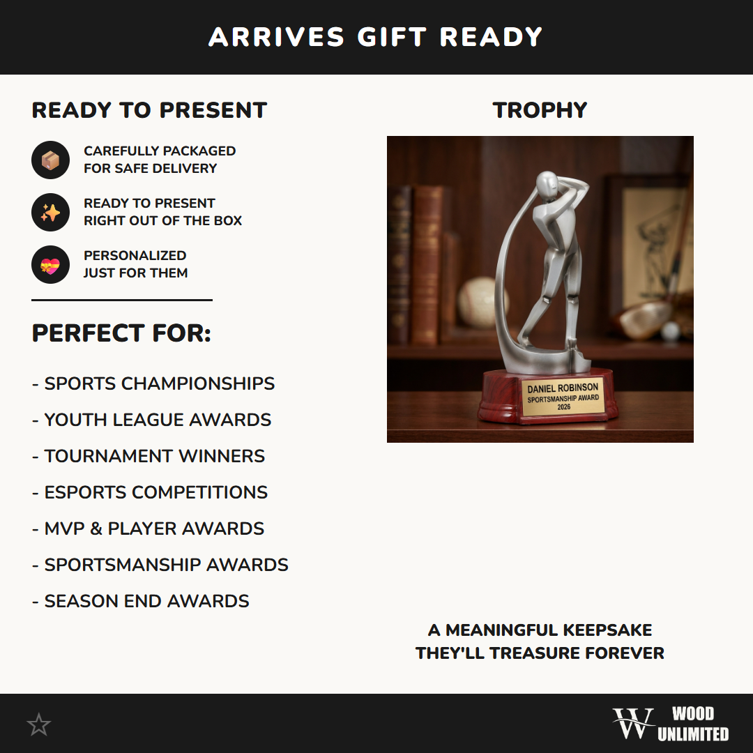 Personalized | Golf Award | Custom Engraved | Golf Trophy | Personalized Award | Engraved Golfer | Custom Tournament | League Gift