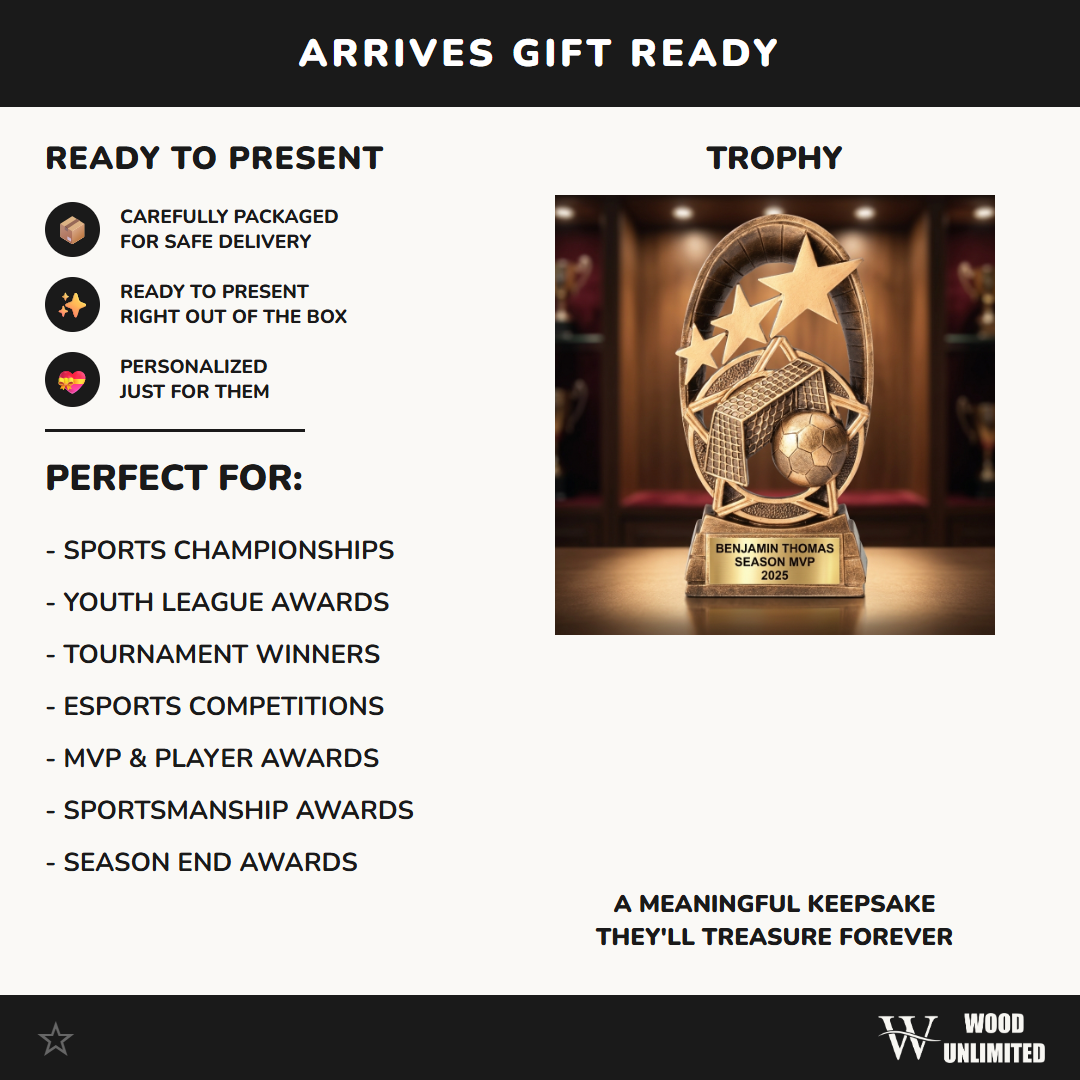 Personalized | Soccer Award | Custom Engraved | Soccer Trophy | Personalized Award | Youth Soccer | MVP | Championship | Team Gift