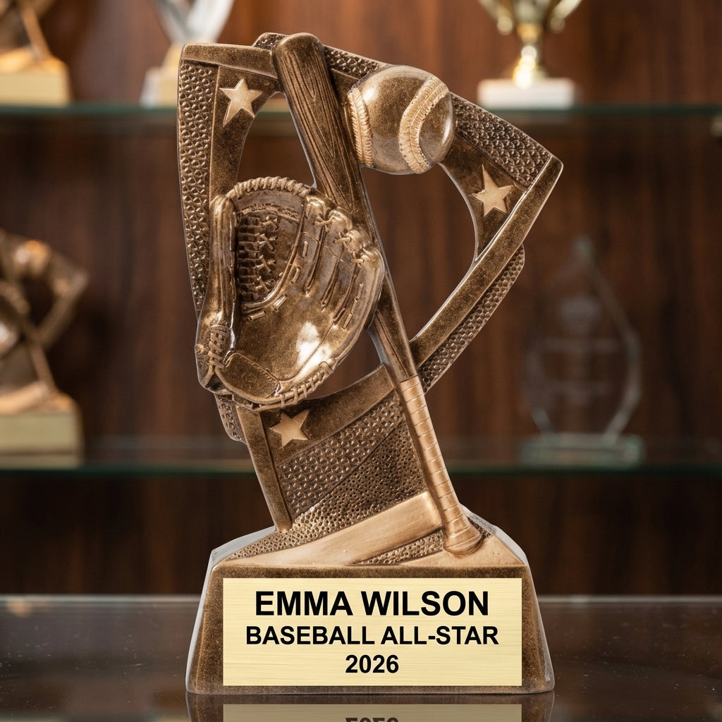 Personalized | Baseball Award | Custom Engraved | Baseball Trophy | Youth Award | Personalized Gift | Team Player | MVP All-Star