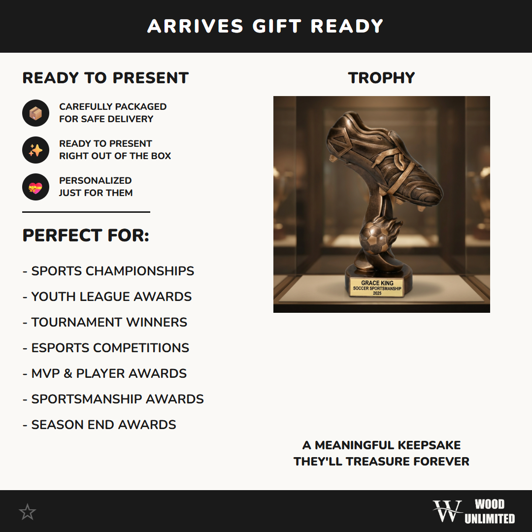 Personalized – 9" | Soccer Award | Custom Engraved | Soccer Trophy | Personalized Award | Youth Soccer | Team Award | MVP Trophy | Coach Gift