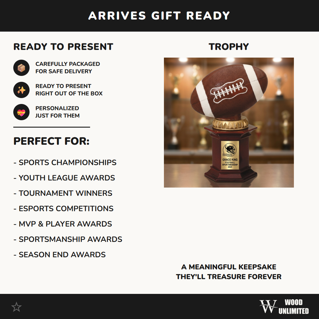 Personalized | Football Award | Custom Engraved | Football Trophy | Personalized Award | Engraved Gift | Youth Football