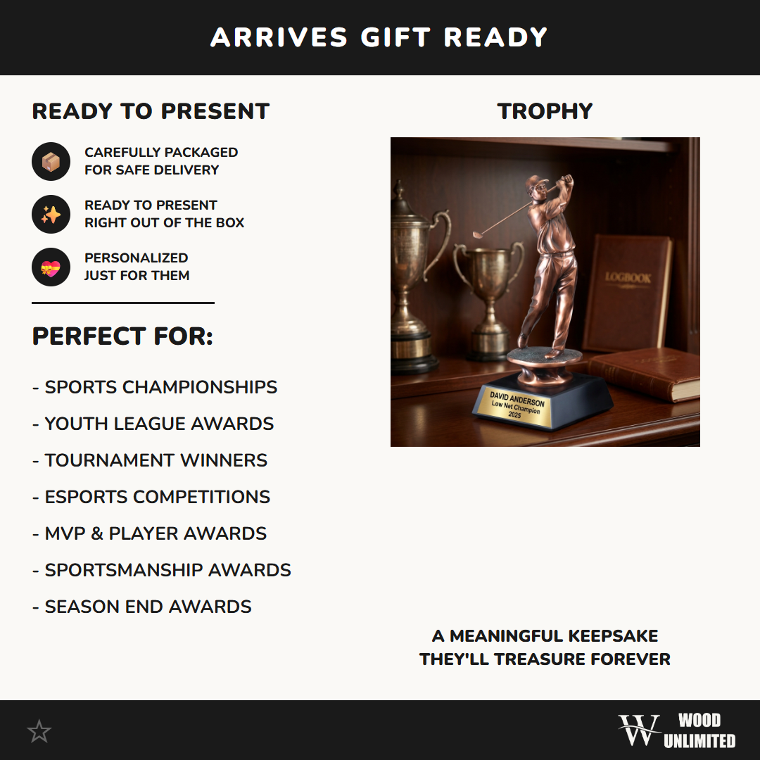 Personalized | Golf Award | Custom Engraved | Golf Trophy | Personalized Golfer | Engraved Award | Tournament Prize | Championship Gift