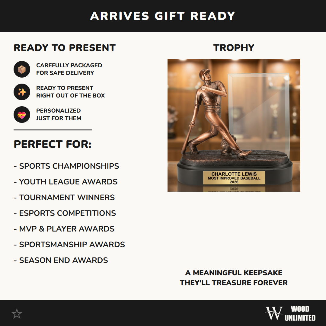 Personalized | Baseball Award | Custom Engraved | Baseball Trophy | Personalized Award | Youth Baseball | MVP Gift | Coach Award