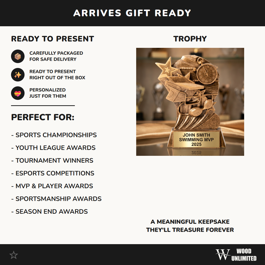 Swimming Trophy Award | Personalized | Custom Engraved | Swim Meet Champion | Personalized Swimming Gift