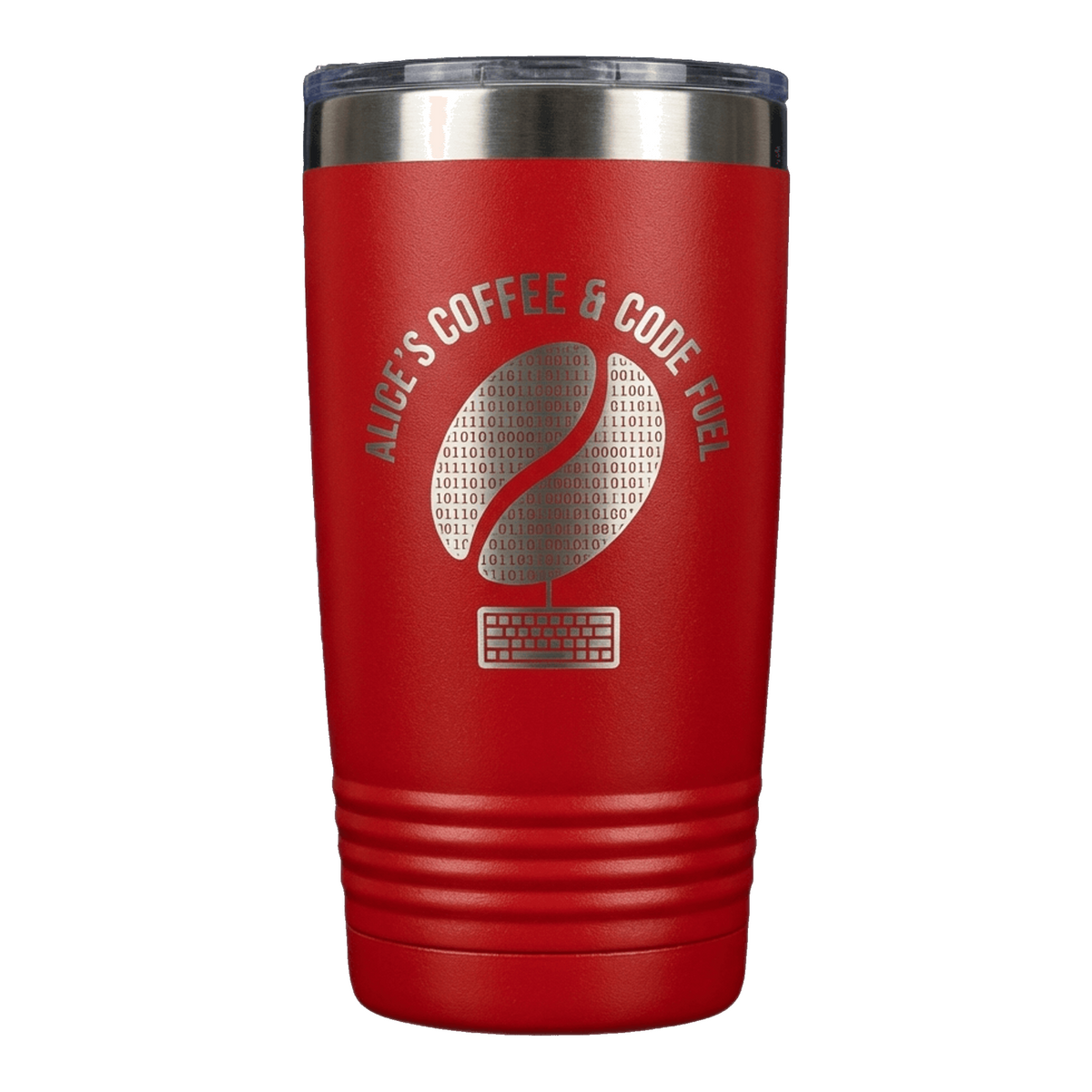 Personalized Programmer Tumbler | Developer Coffee Gift | Coding Fuel Insulated Mug | Techie Birthday Christmas Engraved
