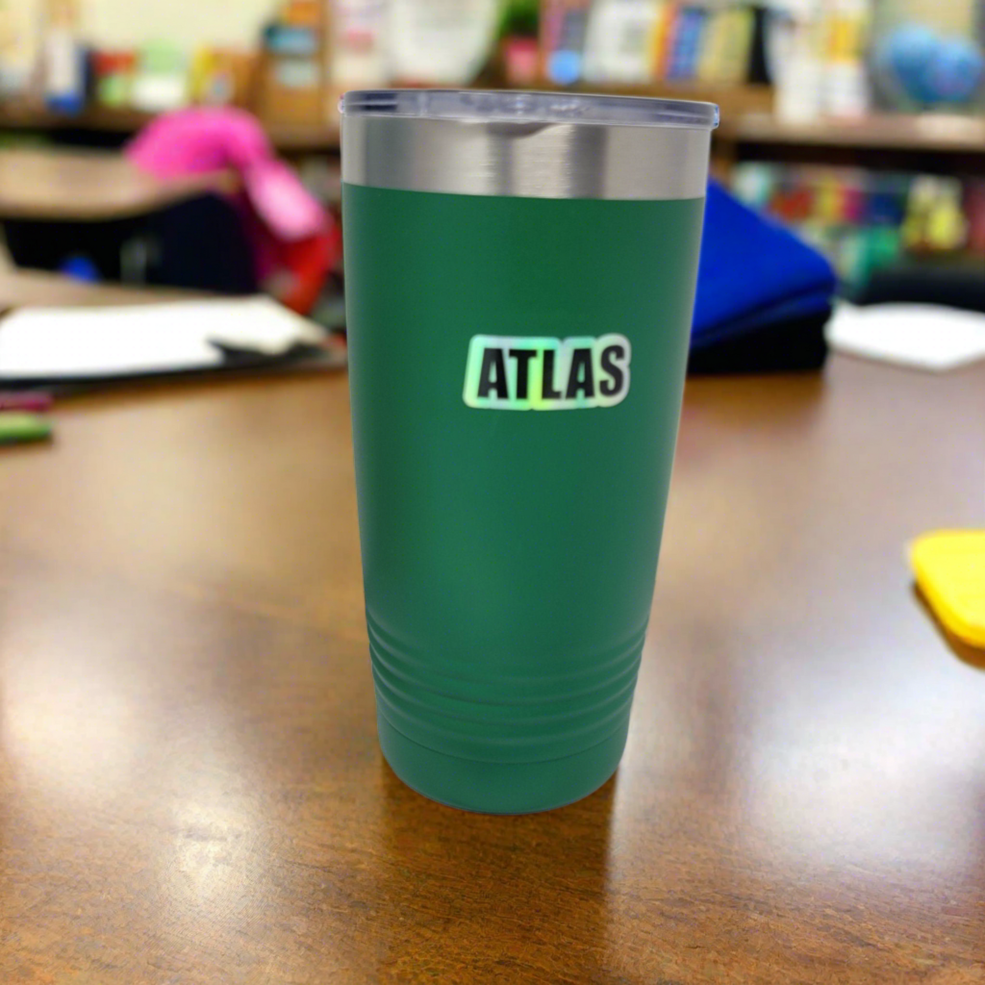 Personalized holographic name labels from wood unlimited