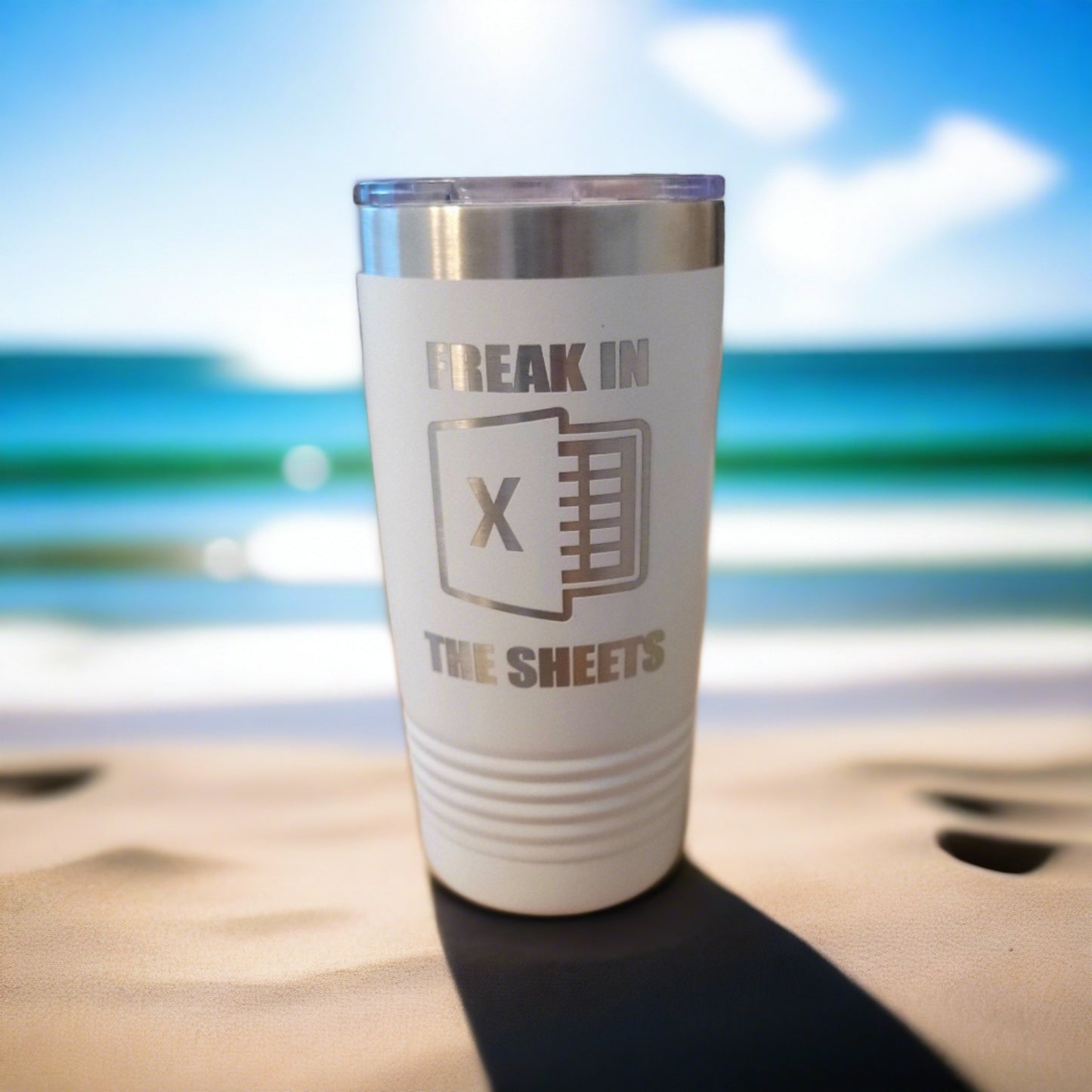 Freak in the Sheets Tumbler, Microsoft Excel Insulated Tumbler, Engraved 20oz Insulated Tumbler - Wood Unlimited#