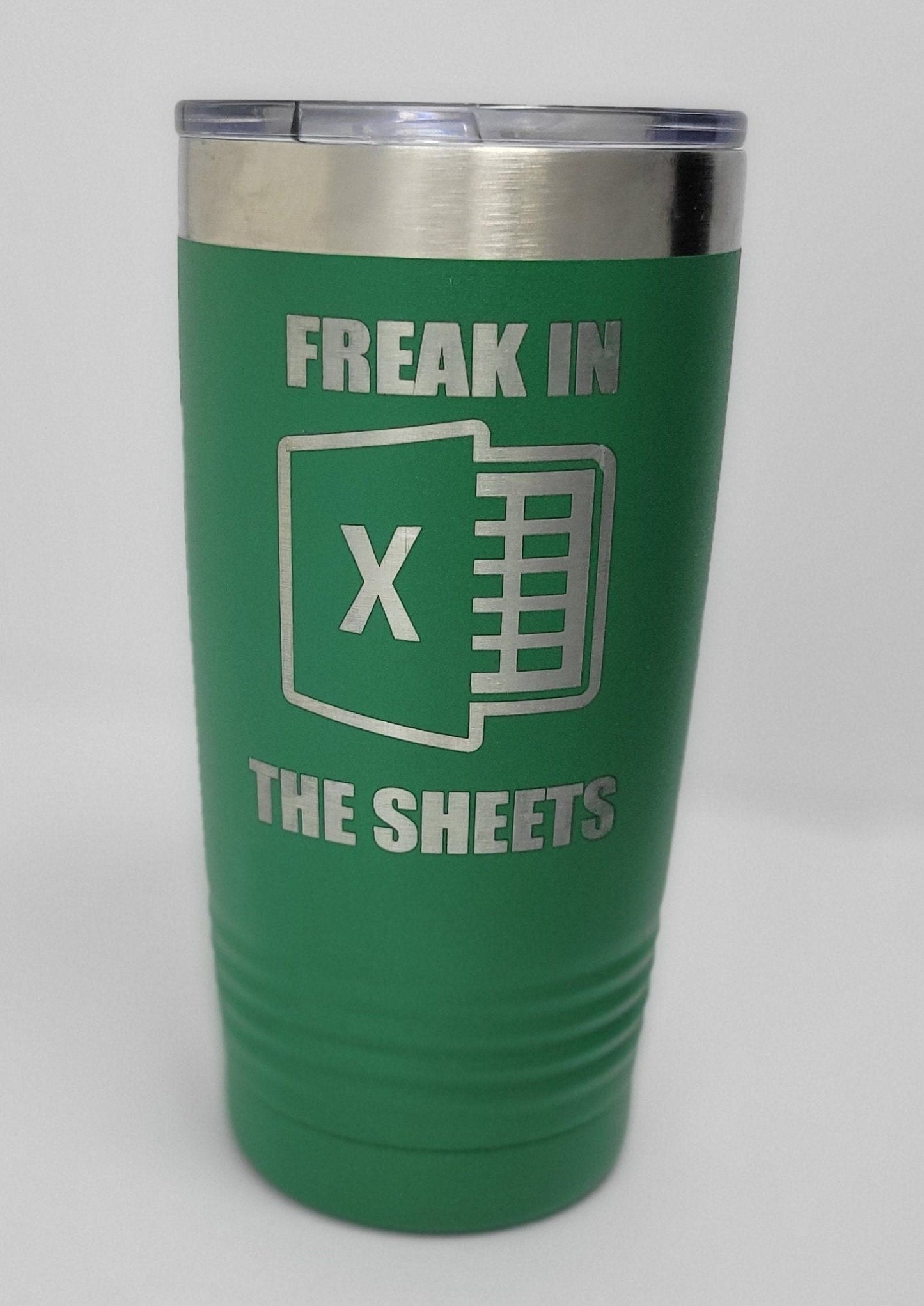 Freak in the Sheets Tumbler, Microsoft Excel Insulated Tumbler, Engraved 20oz Insulated Tumbler - Wood Unlimited#