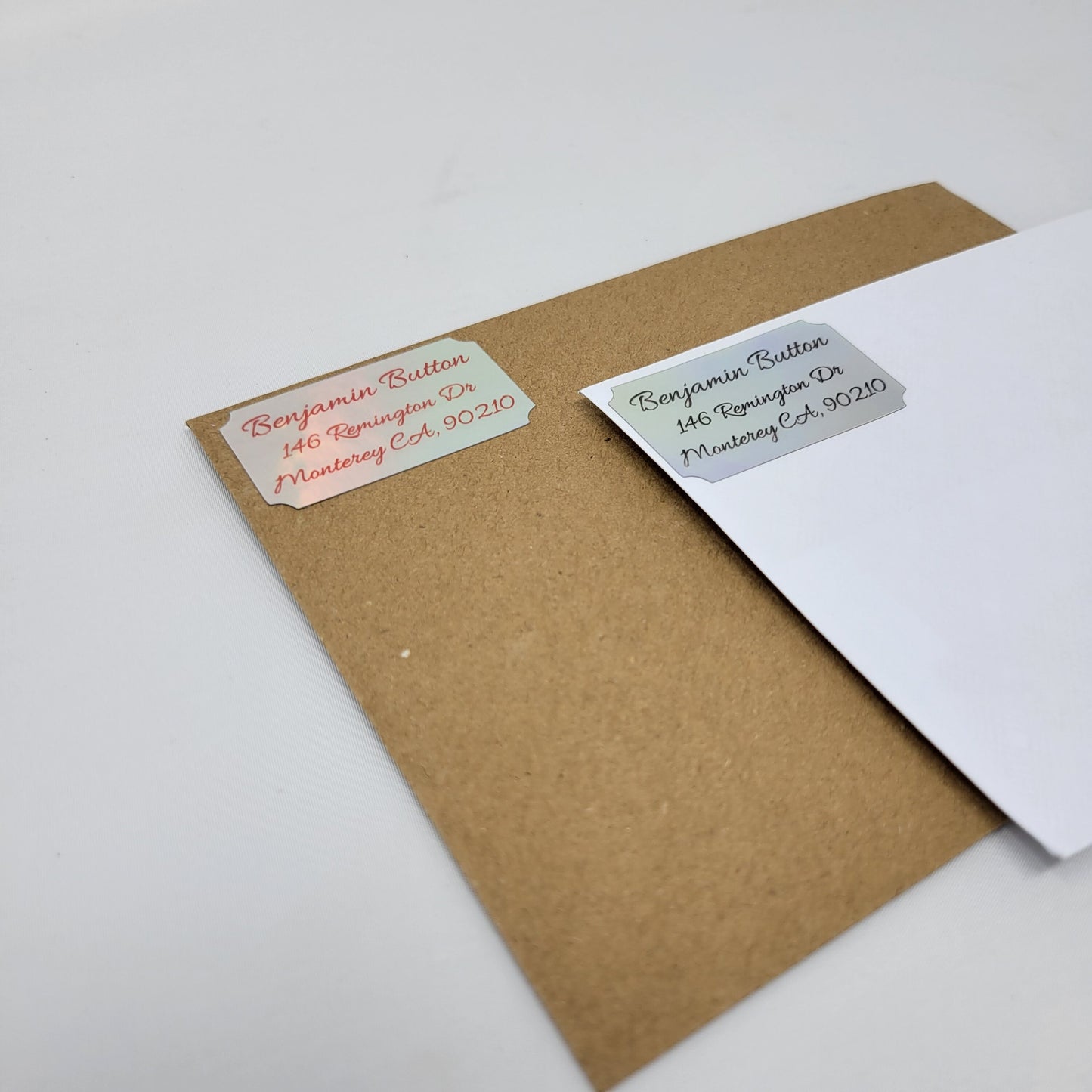 Holographic Return Address Labels, Personalized Return Address Labels, Vinyl Return Address Labels, Personalized Labels, Custom Address Labels