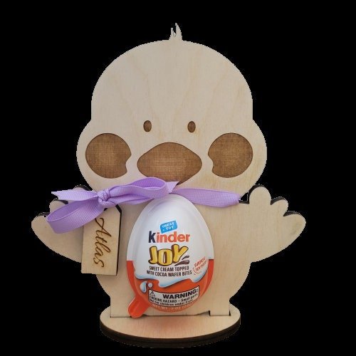 Kinder Easter Egg Holder - Easter Duckie ****FILE ONLY*** - Wood Unlimited#
