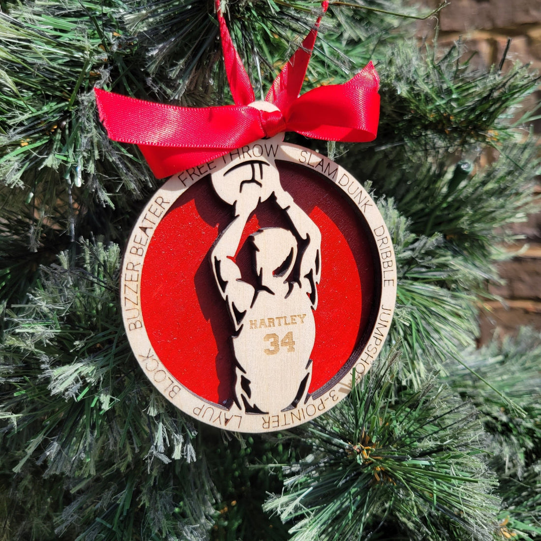 Dribble into the Holidays with Wood Unlimited's Personalized Basketball Ornament! - Wood Unlimited