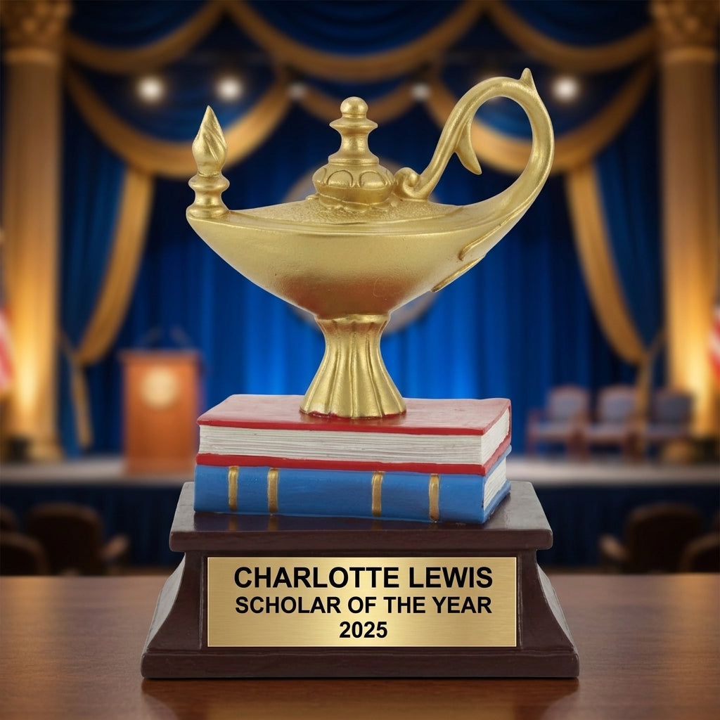 Graduation Trophy Award | Personalized | Custom Engraved | Academic Achievement | Class of 2024/2025 | Gift - View 1