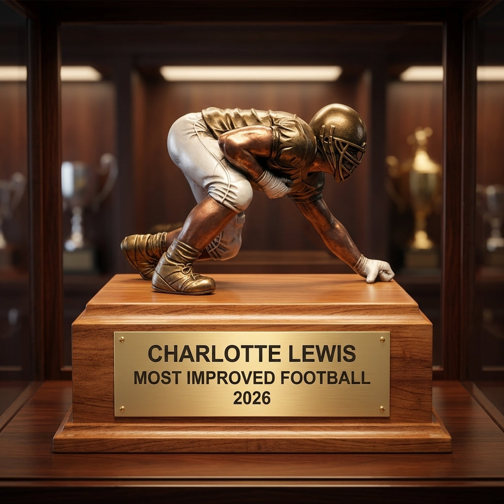 Football Trophy Award | Personalized | Custom Engraved | Football Award | Team Awards | Football Gift | Personalized Trophy - View 1