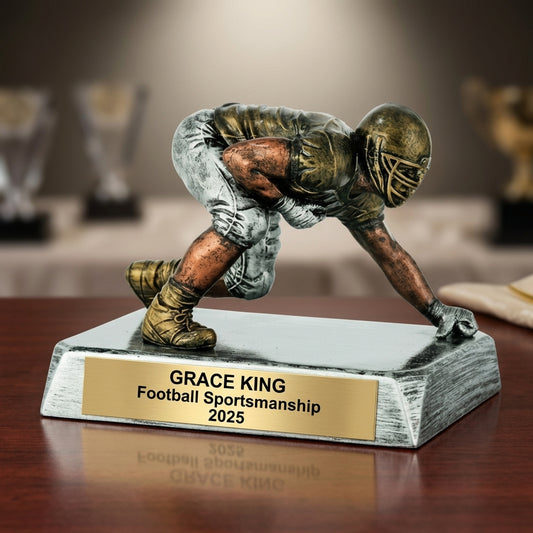 Football Trophy Award | Personalized | Custom Engraved | Football Award | Team Awards | Football Gift | Personalized Trophy - View 2