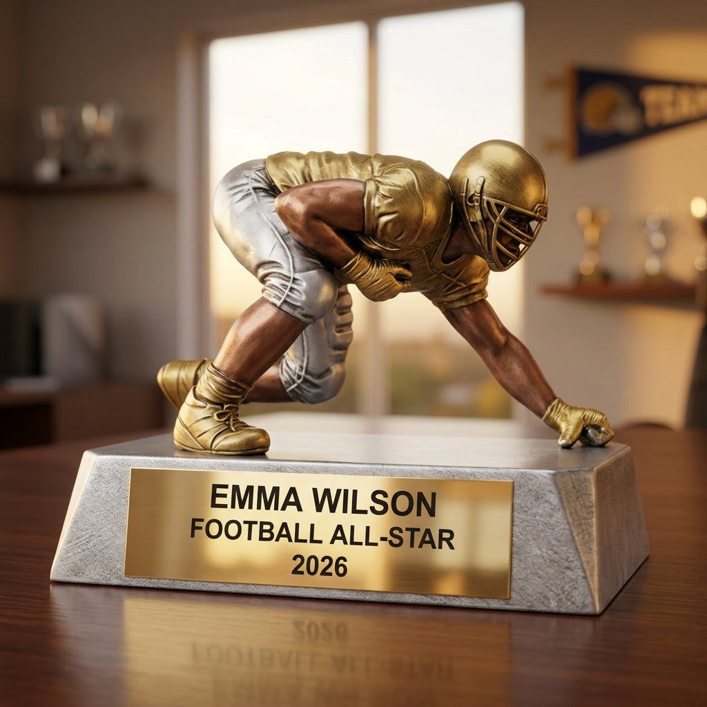 Football Trophy Award | Personalized | Custom Engraved | Football Award | Team Awards | Football Gift | Personalized Trophy - View 5