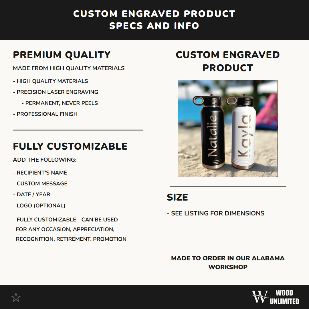 Personalized Water Bottles With Straw, Personalized Bridesmaid Water Bottles, Name Water Bottle, Custom Water Bottle, Wedding Water Bottle