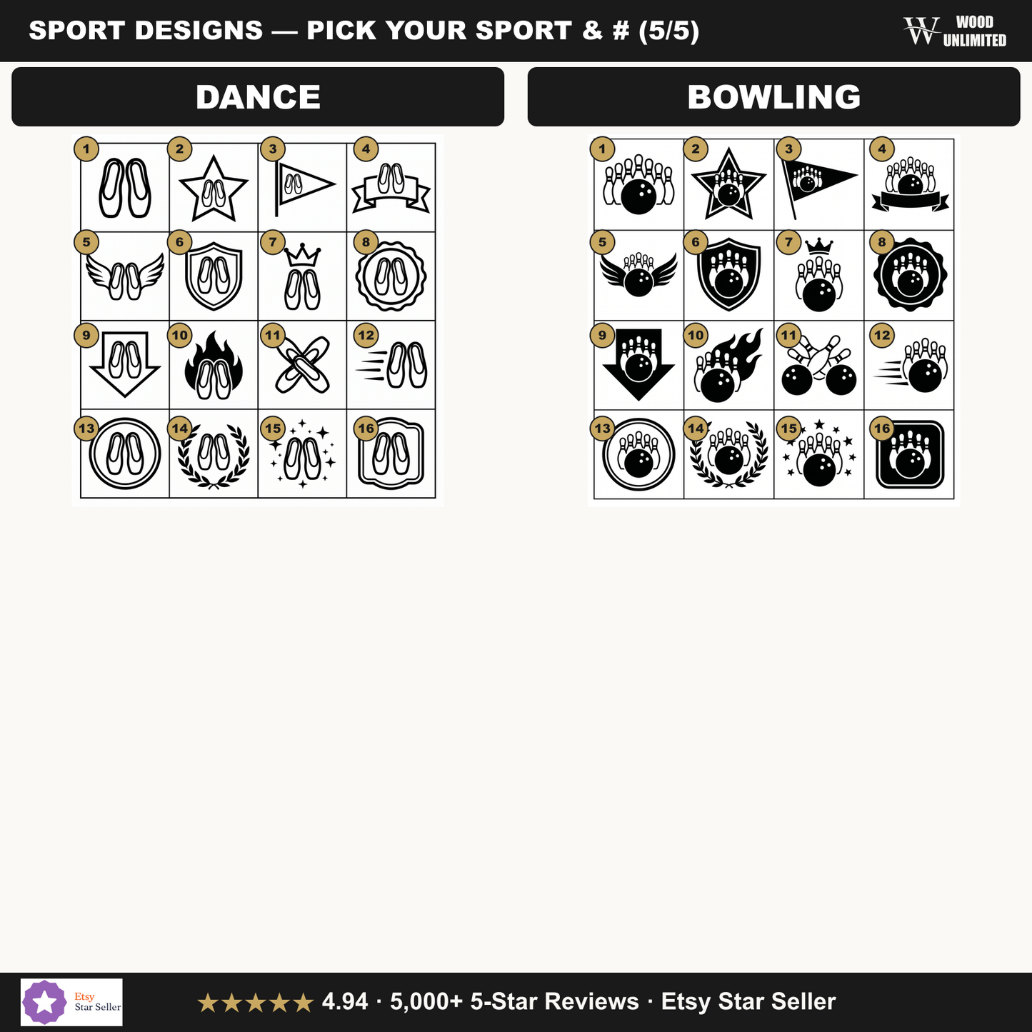 Sport design sheet dance bowling personalized engraved water bottle