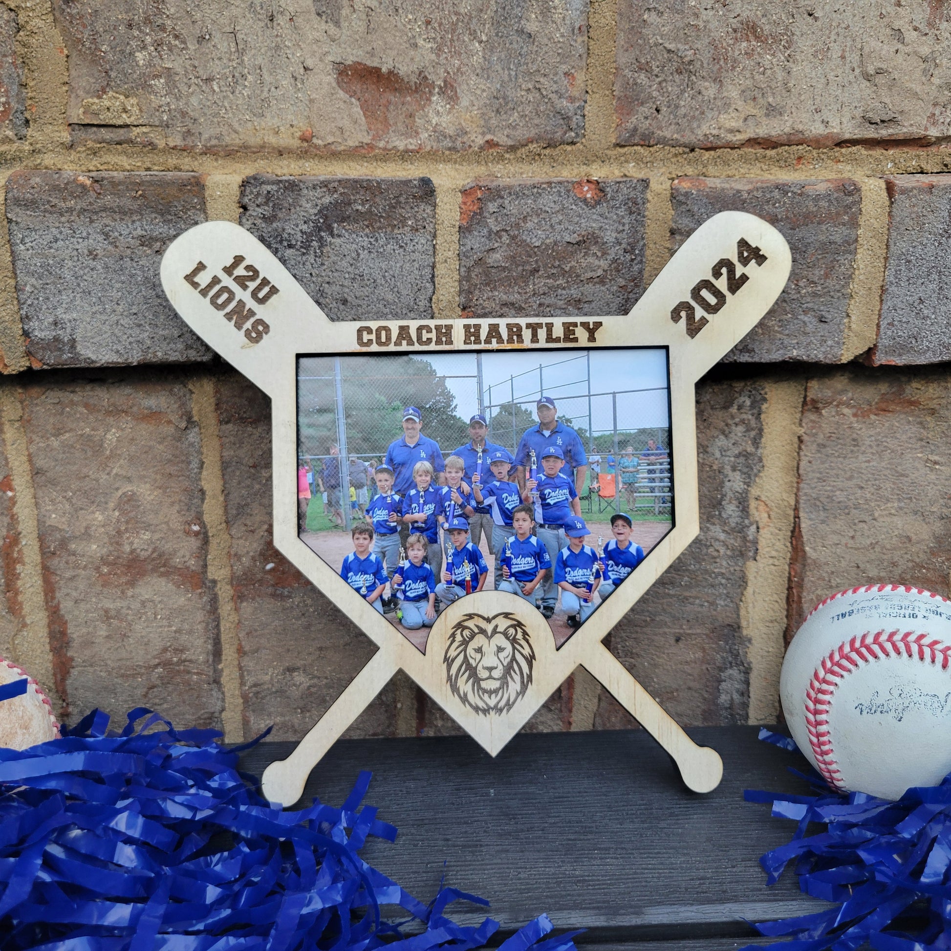 Baseball coach, end of season gift for baseball coach, baseball coach appreciation gift, baseball coach trophy, personalized baseball plaque, baseball photo plaque, baseball gift for coach, baseball coach appreciation