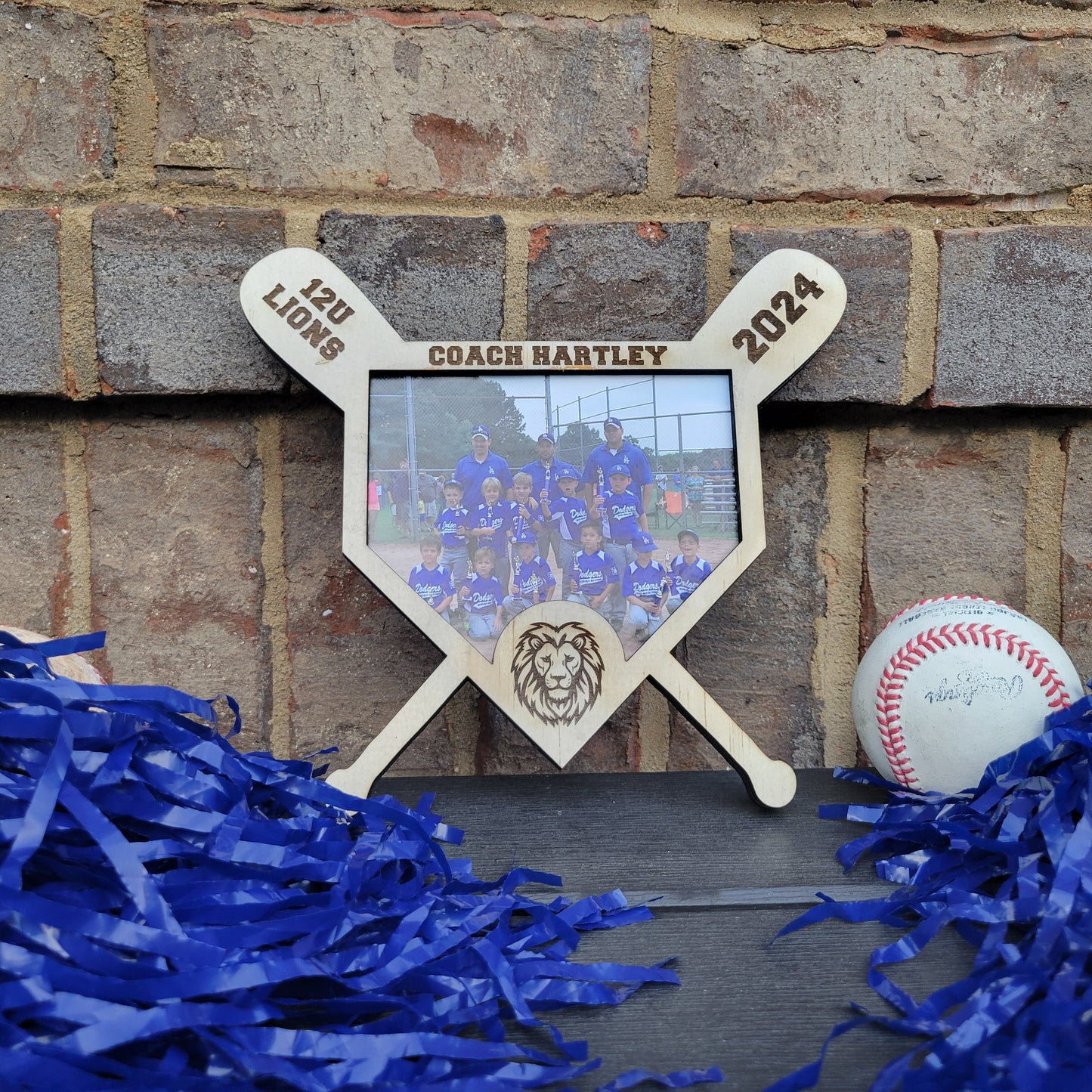 Baseball coach, end of season gift for baseball coach, baseball coach appreciation gift, baseball coach trophy, personalized baseball plaque, baseball photo plaque, baseball gift for coach, baseball coach appreciation