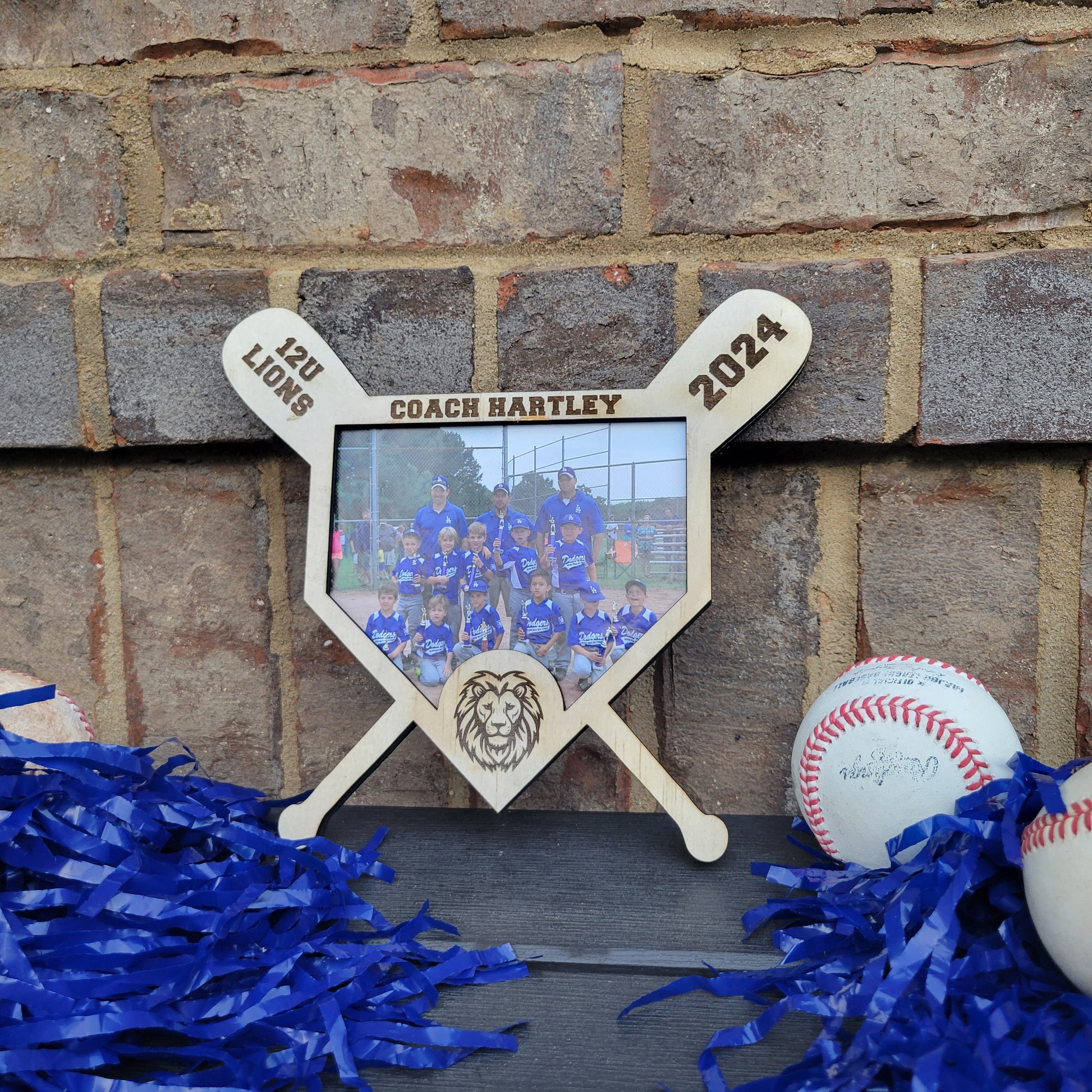 Baseball coach, end of season gift for baseball coach, baseball coach appreciation gift, baseball coach trophy, personalized baseball plaque, baseball photo plaque, baseball gift for coach, baseball coach appreciation