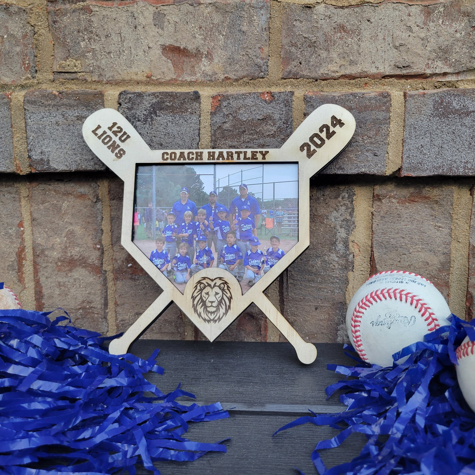 Baseball coach, end of season gift for baseball coach, baseball coach appreciation gift, baseball coach trophy, personalized baseball plaque, baseball photo plaque, baseball gift for coach, baseball coach appreciation