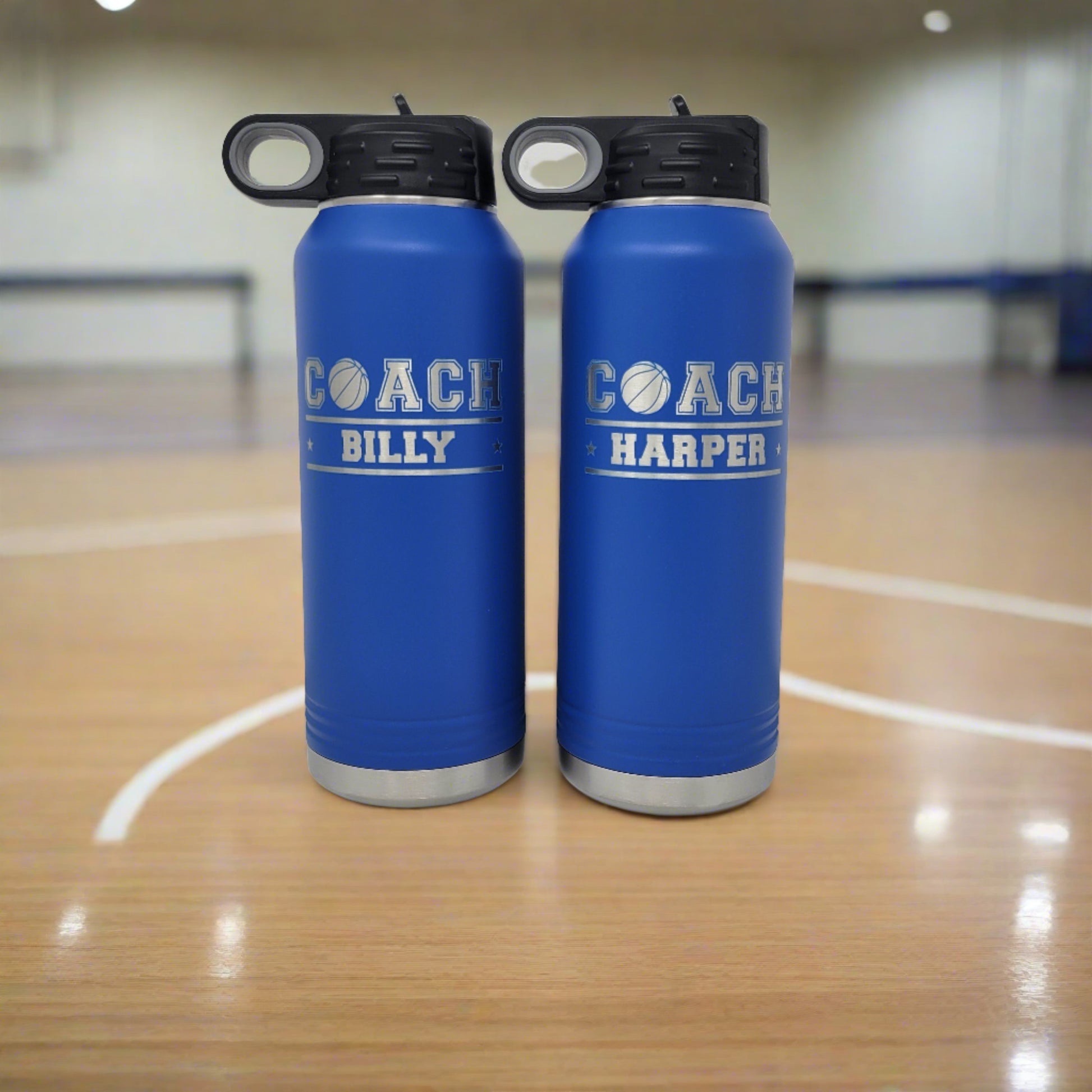 Personalized Basketball Water Bottles for Coach, Coach gift for basketball coach