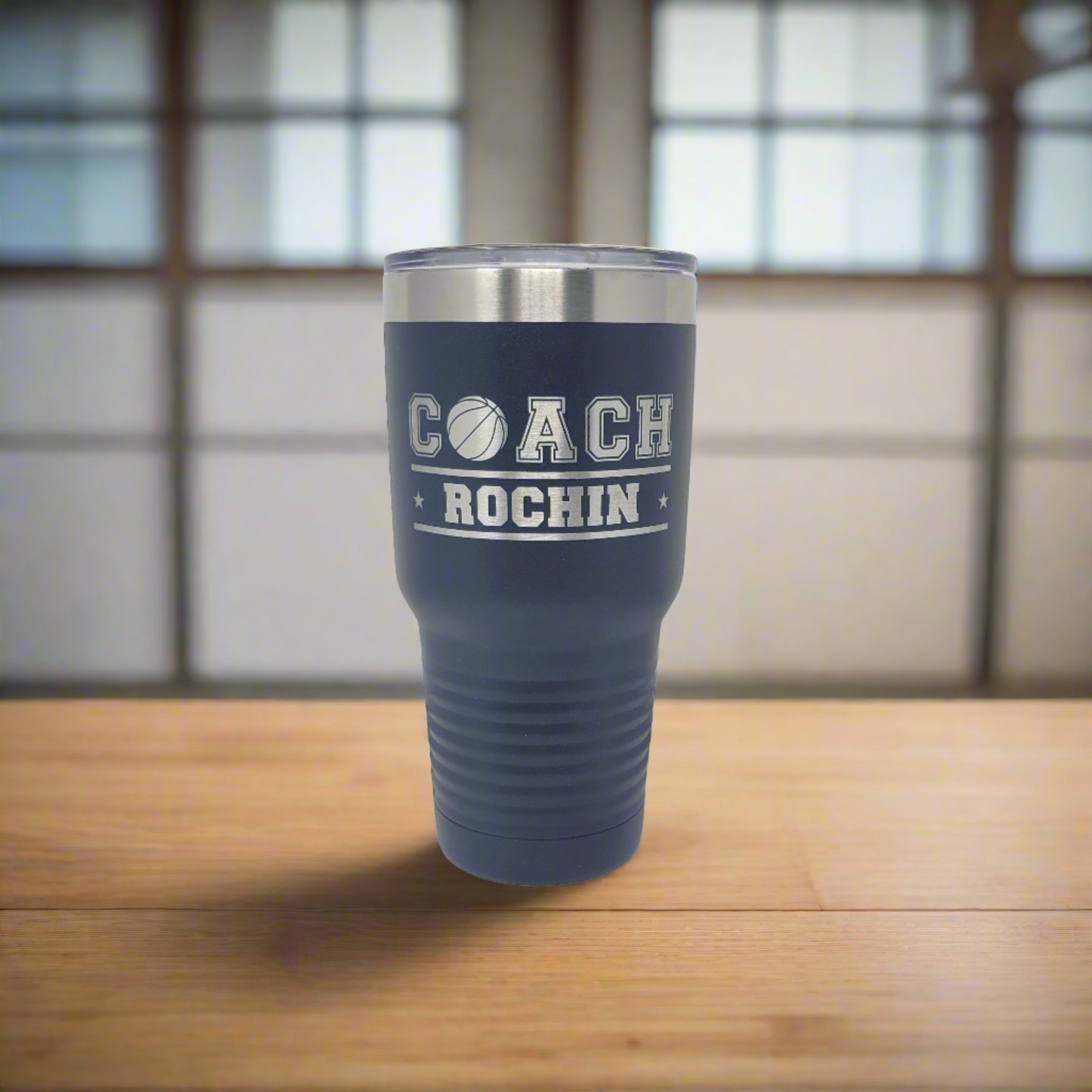 Basketball Coach Gift Tumbler, Personalized, Engraved 30oz Tumbler, Basketball Coach Appreciation Gift