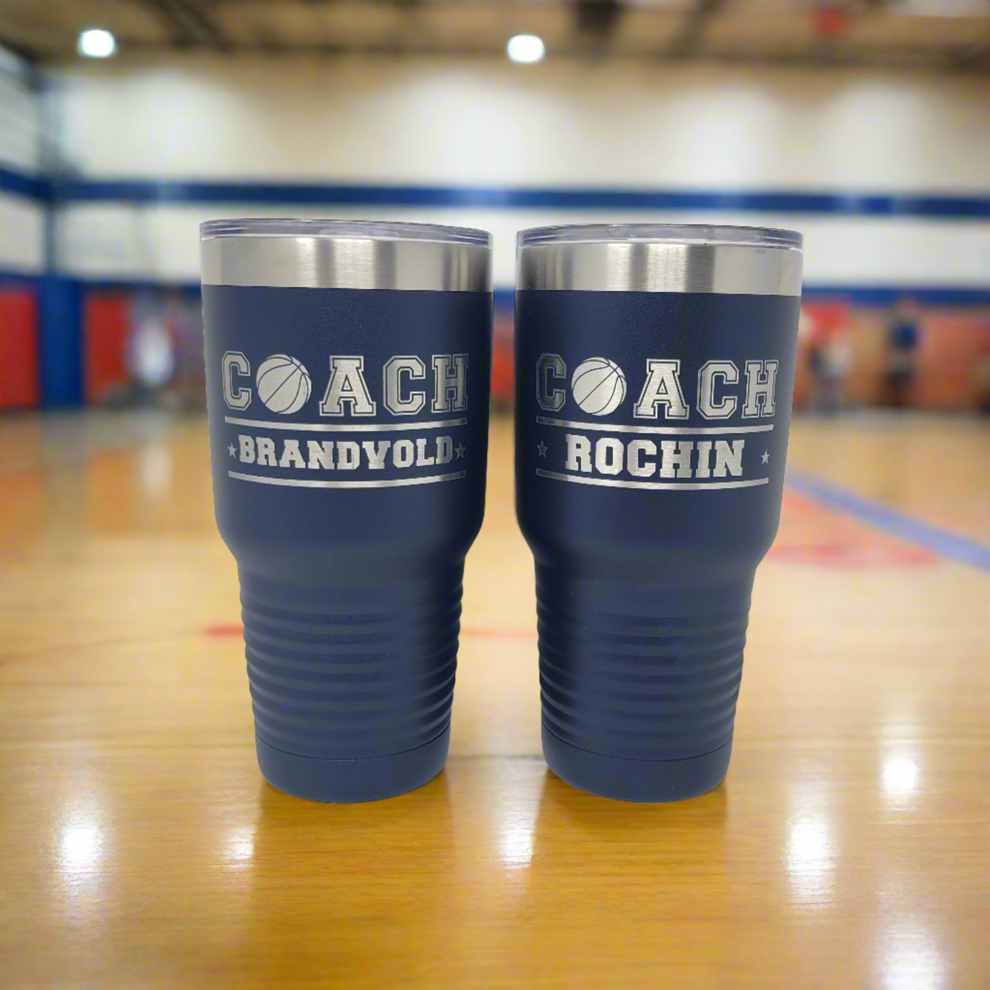 Basketball Coach Gift Tumbler, Personalized, Engraved 30oz Tumbler, Basketball Coach Appreciation Gift