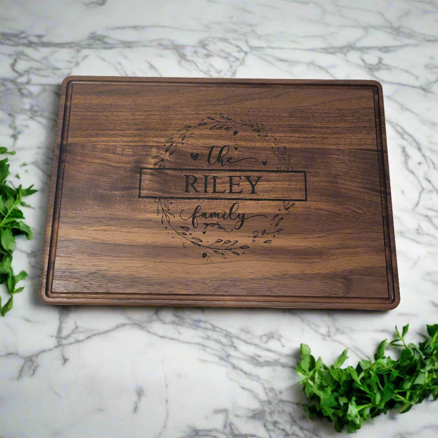 Personalized Walnut Cutting Board, Cutting Board Wedding Gift, Couple Christmas Gift, Bridal Shower Gift, Housewarming Gift, Anniversary