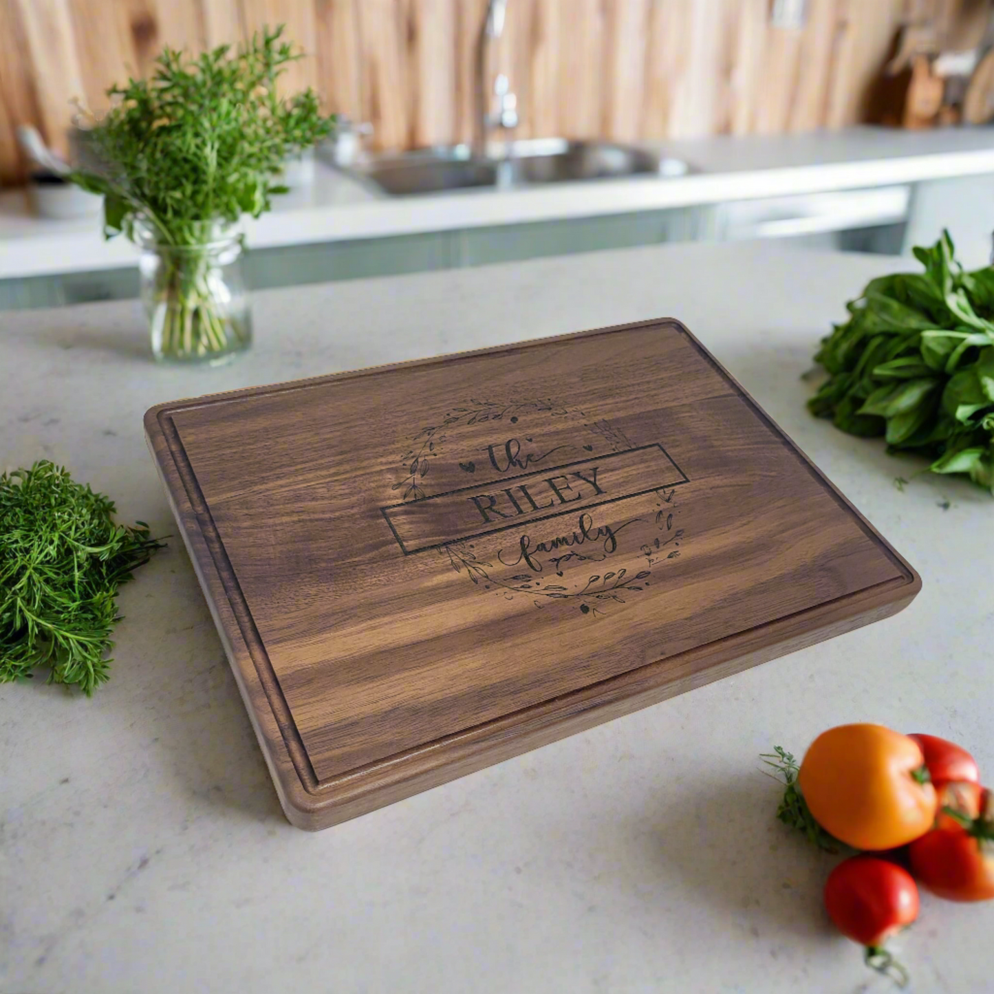 Personalized Walnut Cutting Board, Cutting Board Wedding Gift, Couple Christmas Gift, Bridal Shower Gift, Housewarming Gift, Anniversary