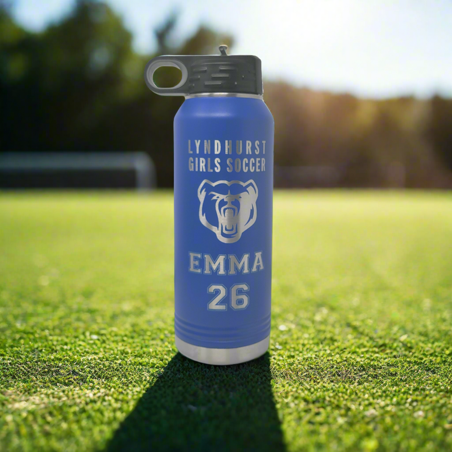 Personalized Soccer Team Water Bottles   Bulk Qty Water Bottles for Soccer Teams